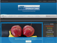 Tablet Screenshot of graviertechnik-springer.de